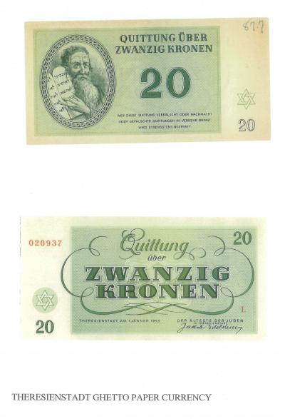 RG-06.01.06, Twenty Kronen bill, Theresienstadt Ghetto.jpg